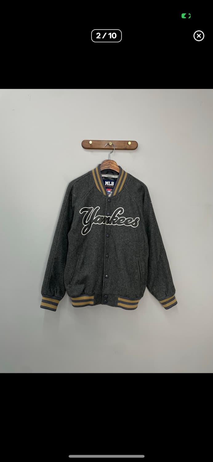 MLB 뉴욕 양키스 그레이 바시티 자켓 A3329 상품이미지2