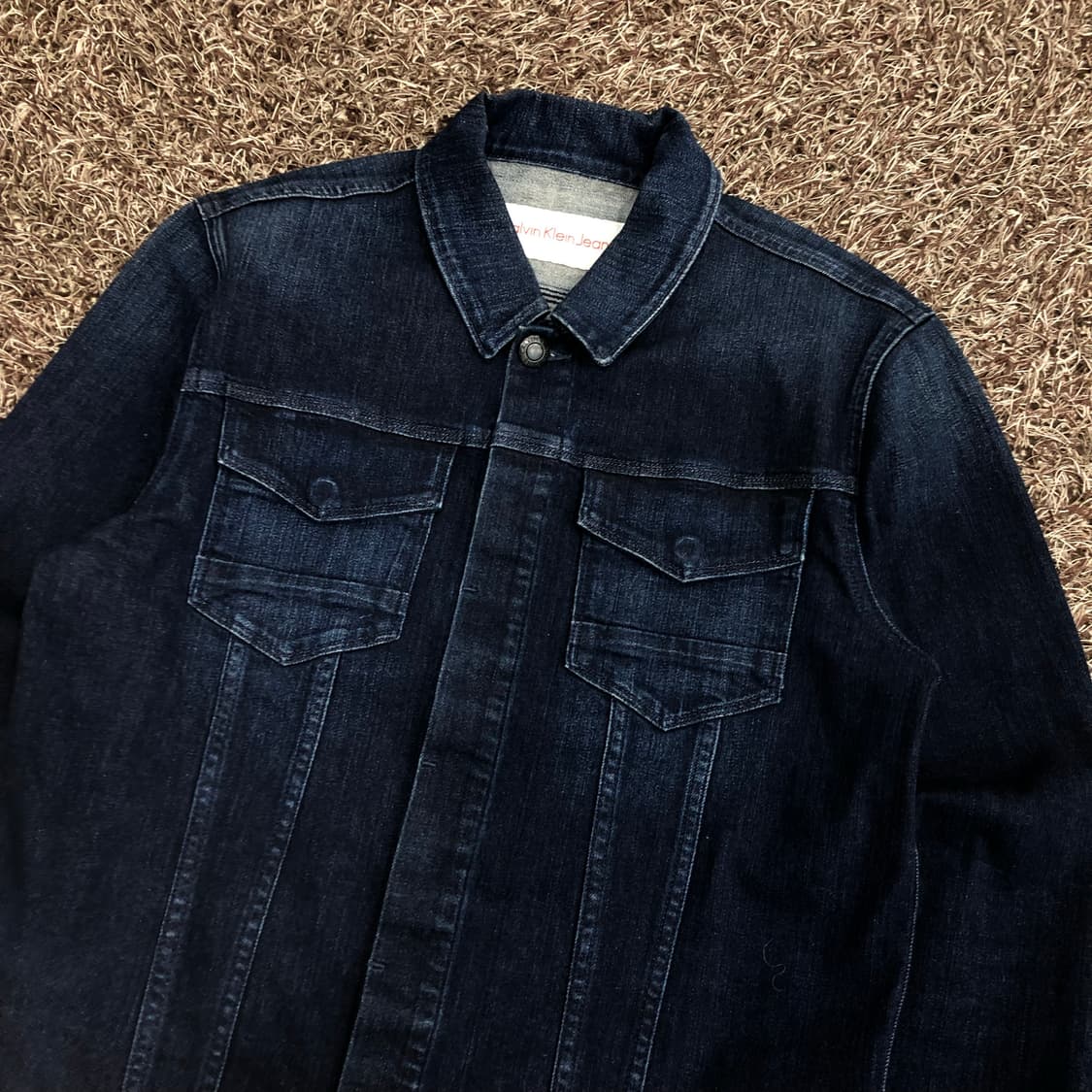 캘빈클라인 다크 워싱 데님 자켓 청자켓 상품이미지2