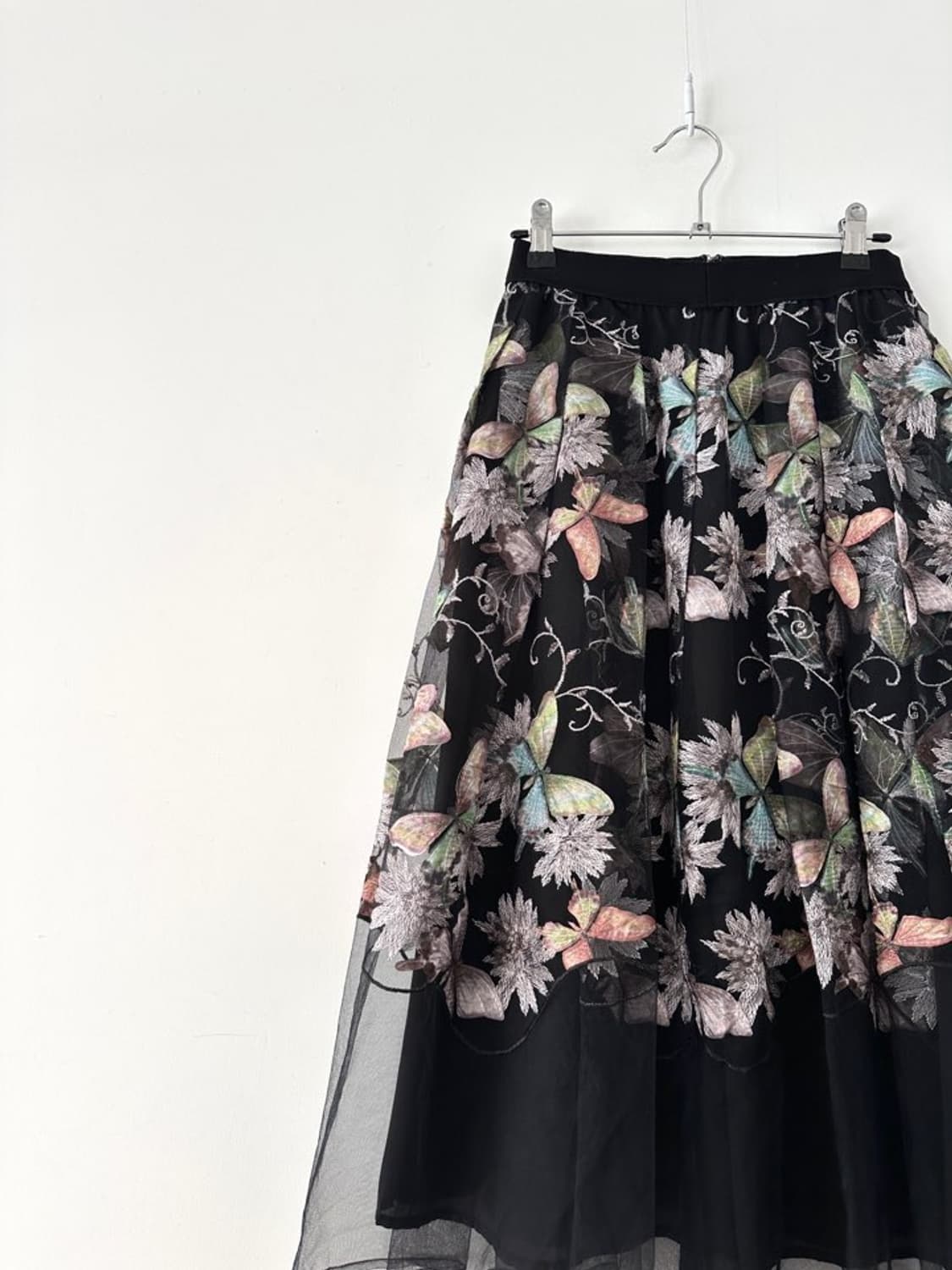 Organza flower & butterfly skirt  상품이미지2