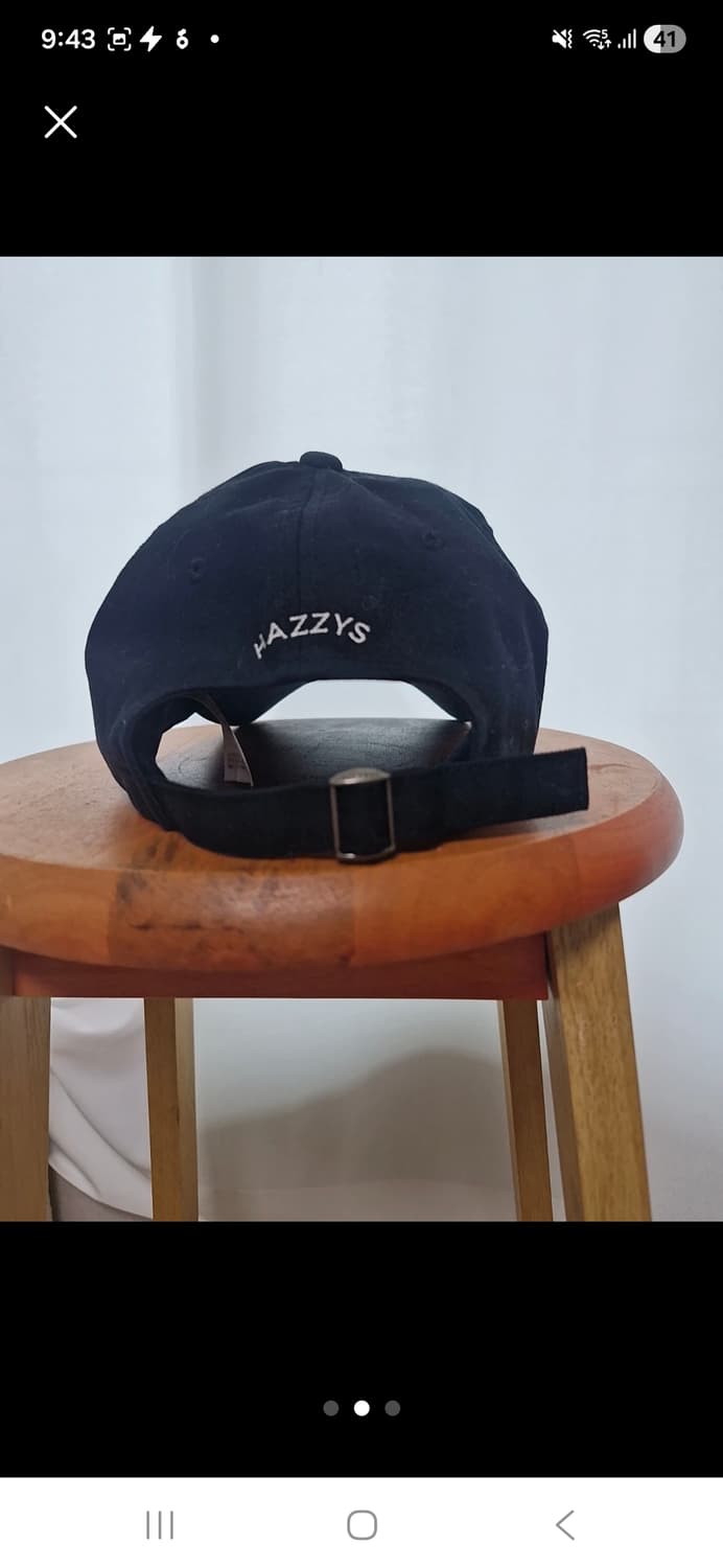 (마지막특가) 헤지스 블랙  볼캡 상품이미지2