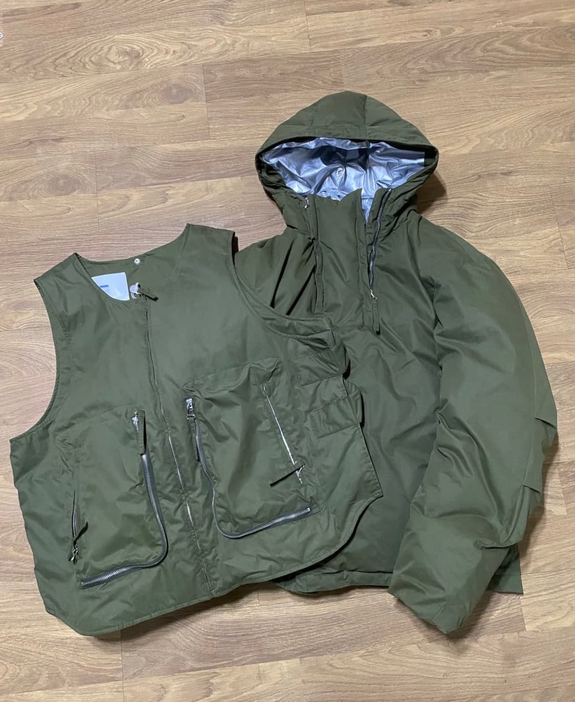 헬무트랭 레이어드 패딩 다운 푸퍼 자켓 상품이미지10