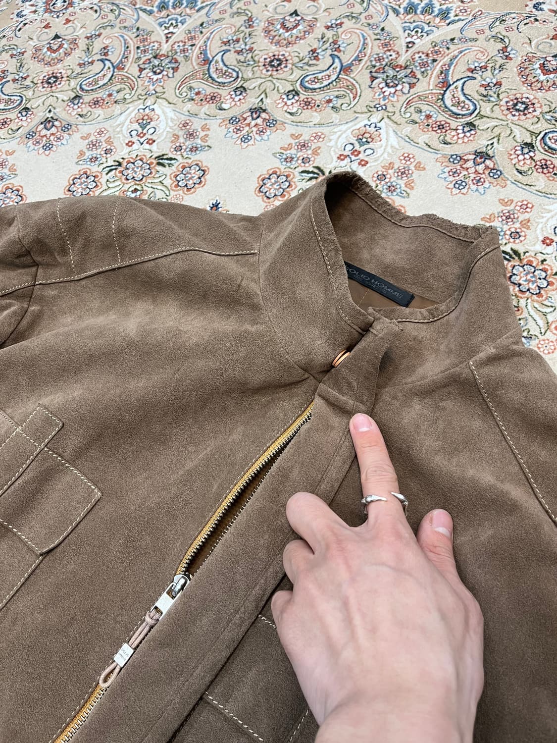 솔리드옴므 멀티포켓 하이넥 자켓 상품이미지4