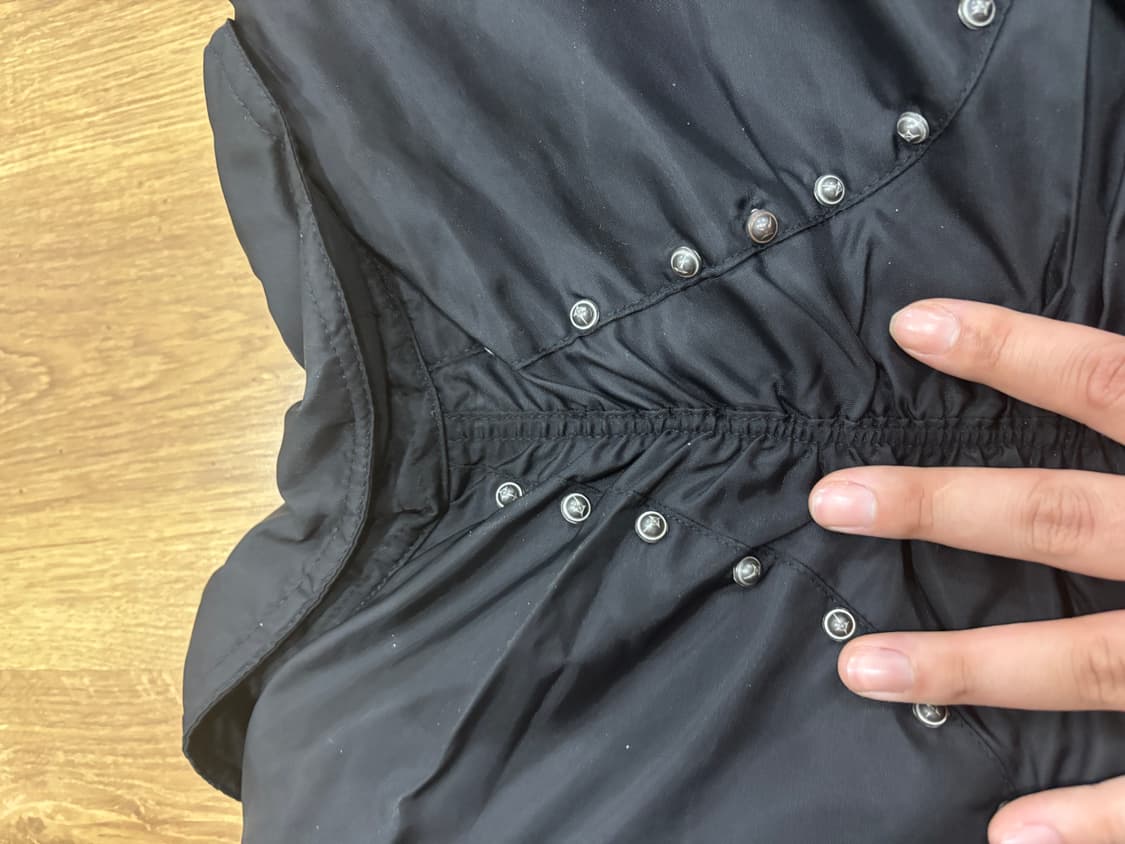 떠그 클럽 / 블랙 스터드 항공 점퍼 / 3 xl 105 상품이미지5