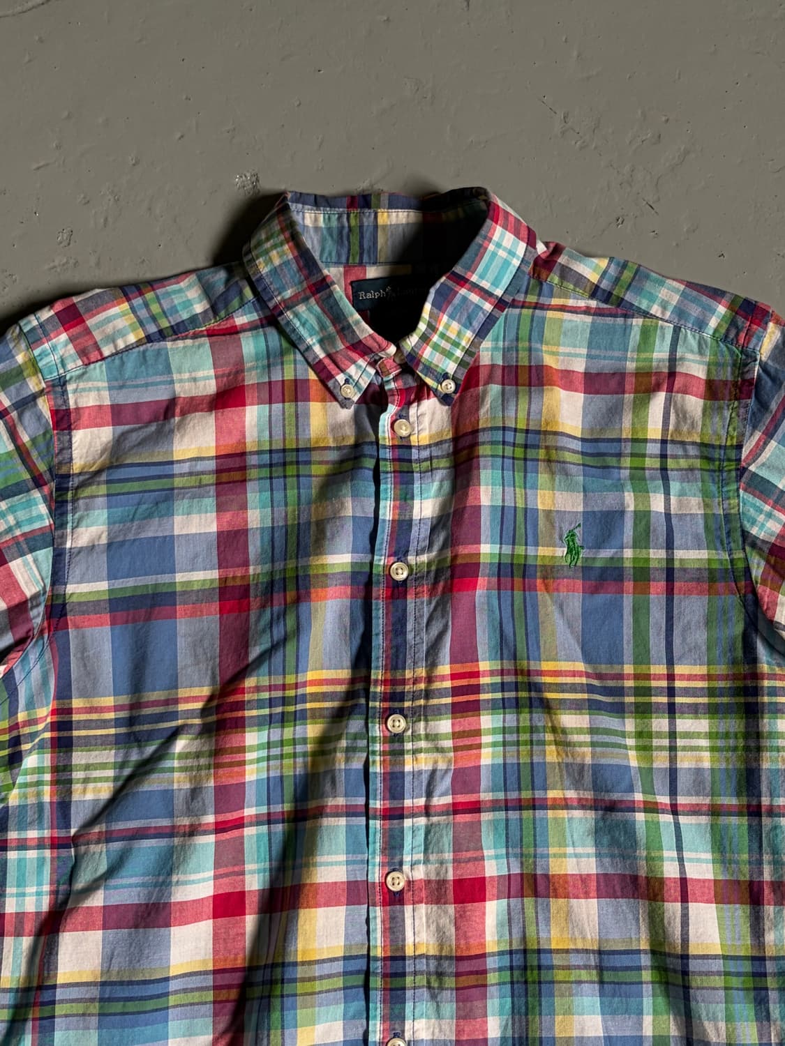 폴로 랄프로렌(Polo Ralph Lauren) 마드라스 체크 반팔셔츠 상품이미지2