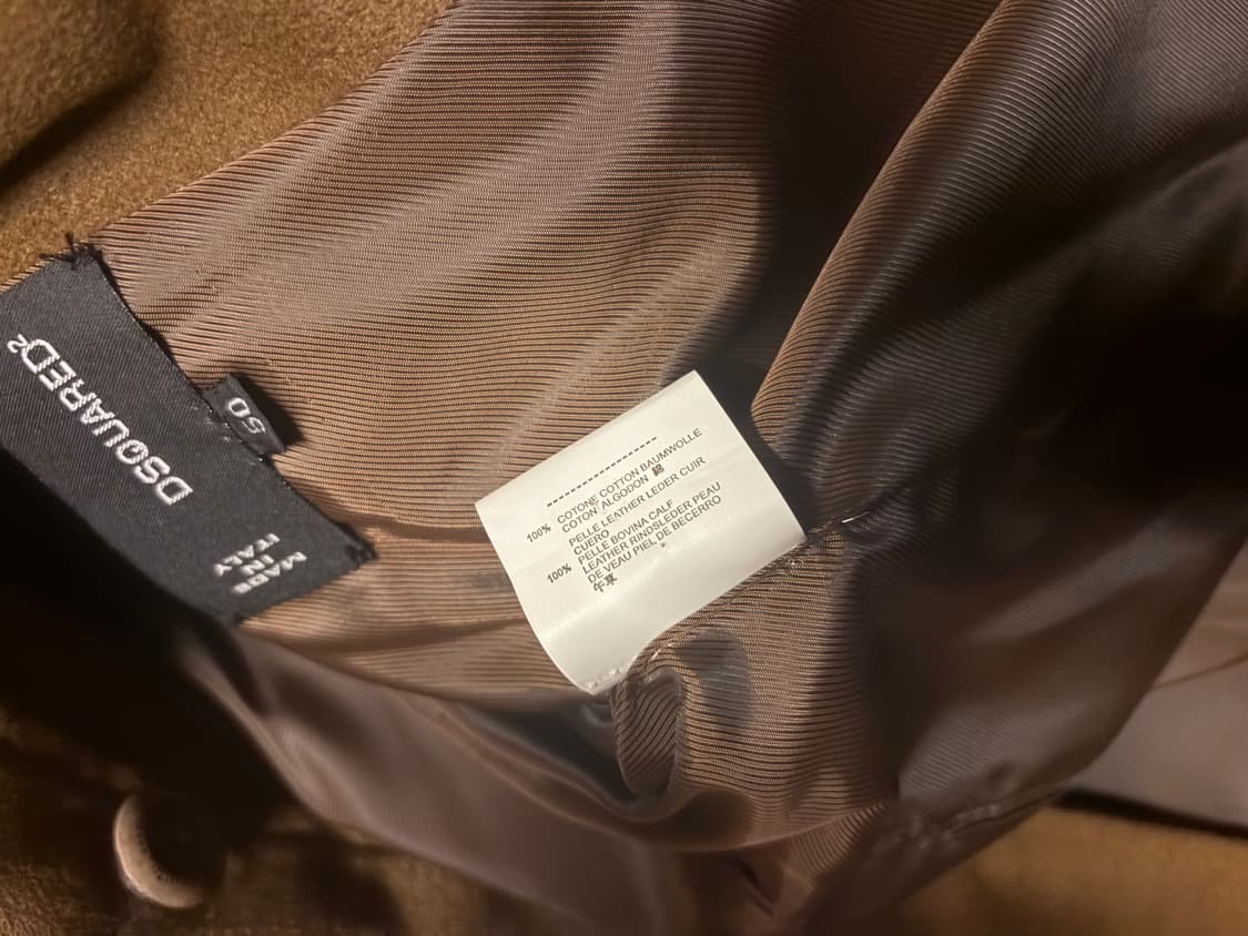 DSQUARED2 CONTRAST COLLAR MID COAT 상품이미지9