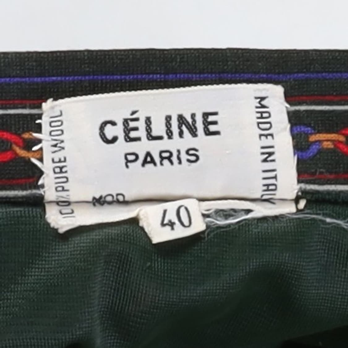 셀린느 Celine Wool Chain Patterned Skirt 상품이미지7