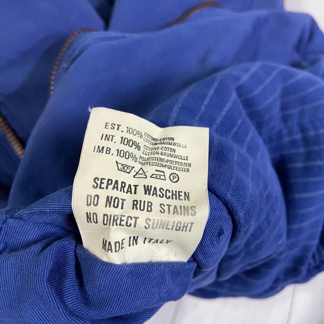 [L] 80s 휴고보스 Hugo Boss 봄버 블루종 자켓 상품이미지6