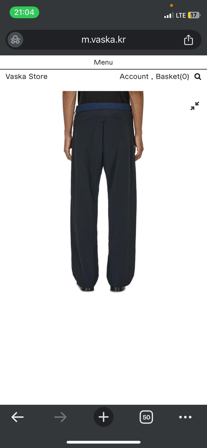 J.L-A.L Track Pant/Black Dark Blue/M사이즈 상품이미지5