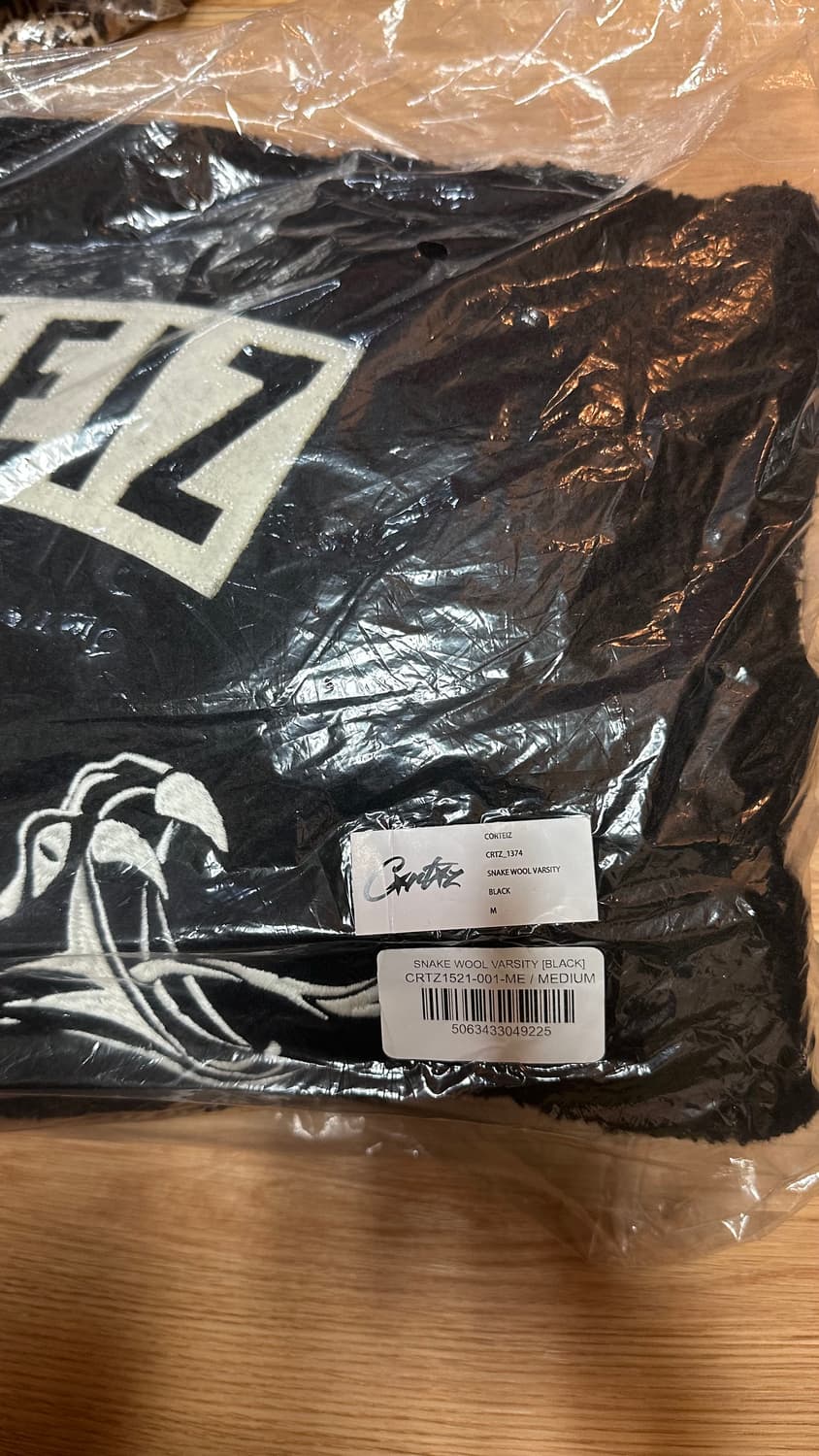 M) 코르테이즈 카센티노 울 바시티 자켓 블루종 스태디움 corteiz 상품이미지4