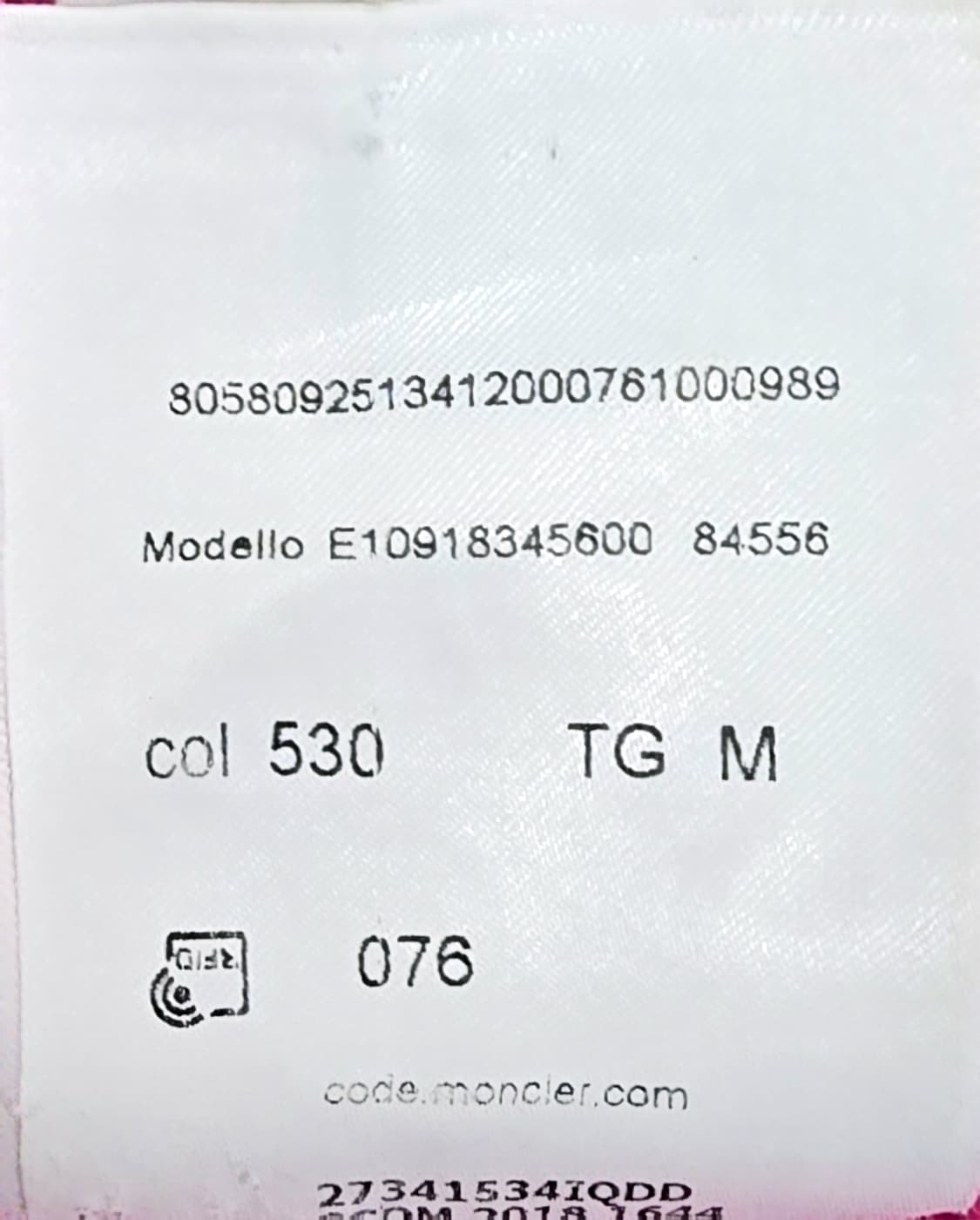 [중고/정품] 몽클레어 로고 패치 카라 티셔츠 상품이미지7