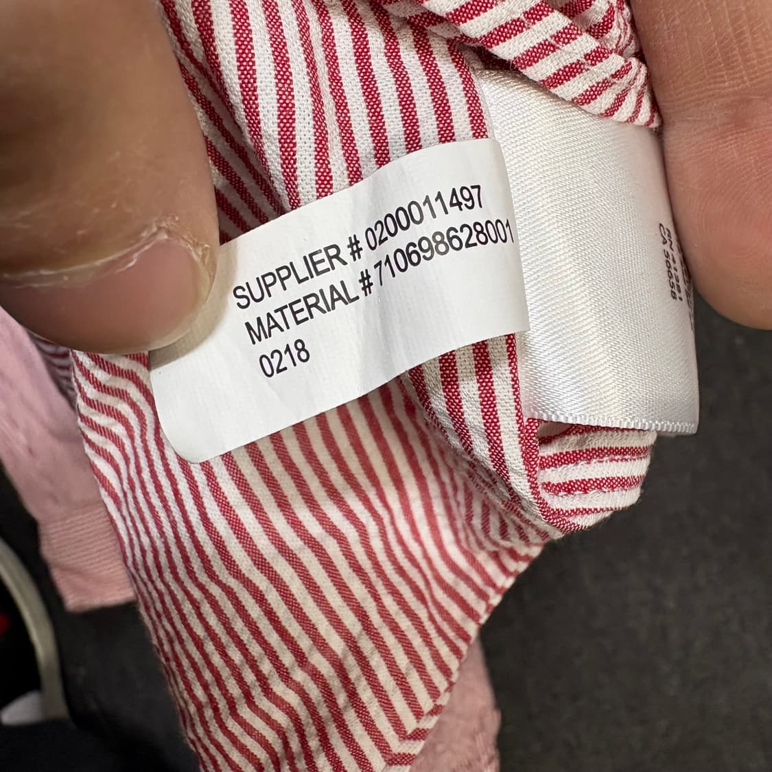 폴로 레드 스트라이프 클래식핏 셔츠 S 상품이미지6