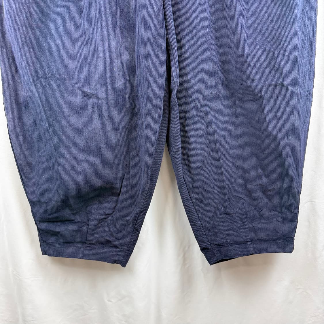 (F) 앵글런 코듀로이 벌룬 팬츠 네이비 상품이미지3