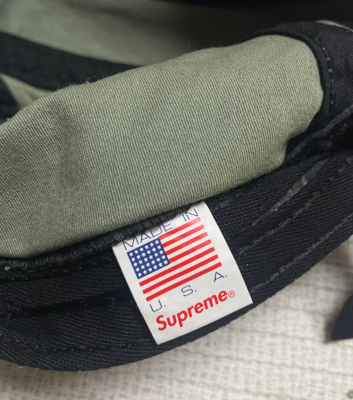 20fw 슈프림 밀리터리 캠프캡 올리브 상품이미지4