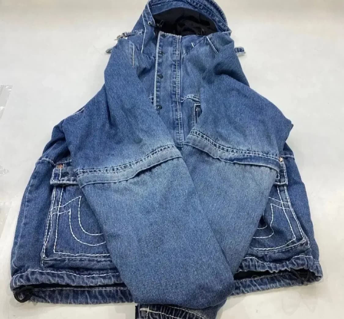 트루릴리전 x 페치 데님 파카 인디고 S 20.0 상품이미지4
