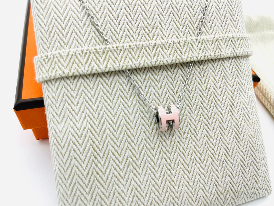 에르메스 미니 팝아슈 펜던트 팔라듐 & 로즈 드라제 H147992FP85 상품이미지2