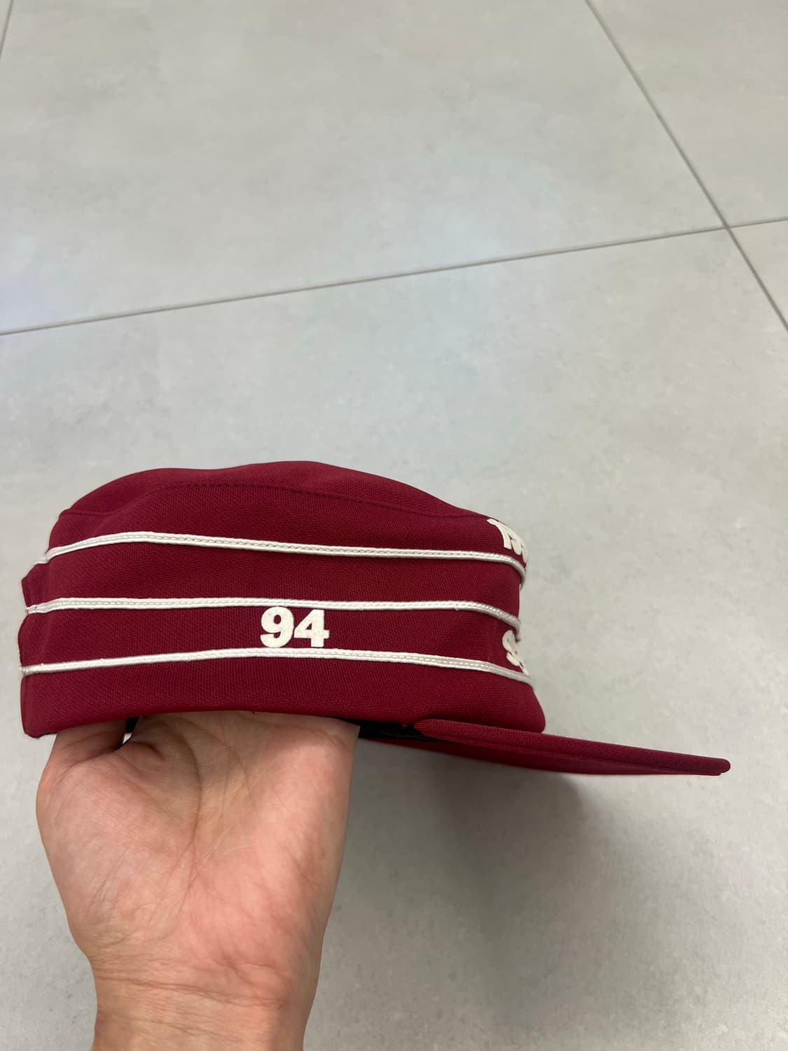 슈프림 프로 볼 필박스 햇 카디널 상품이미지7