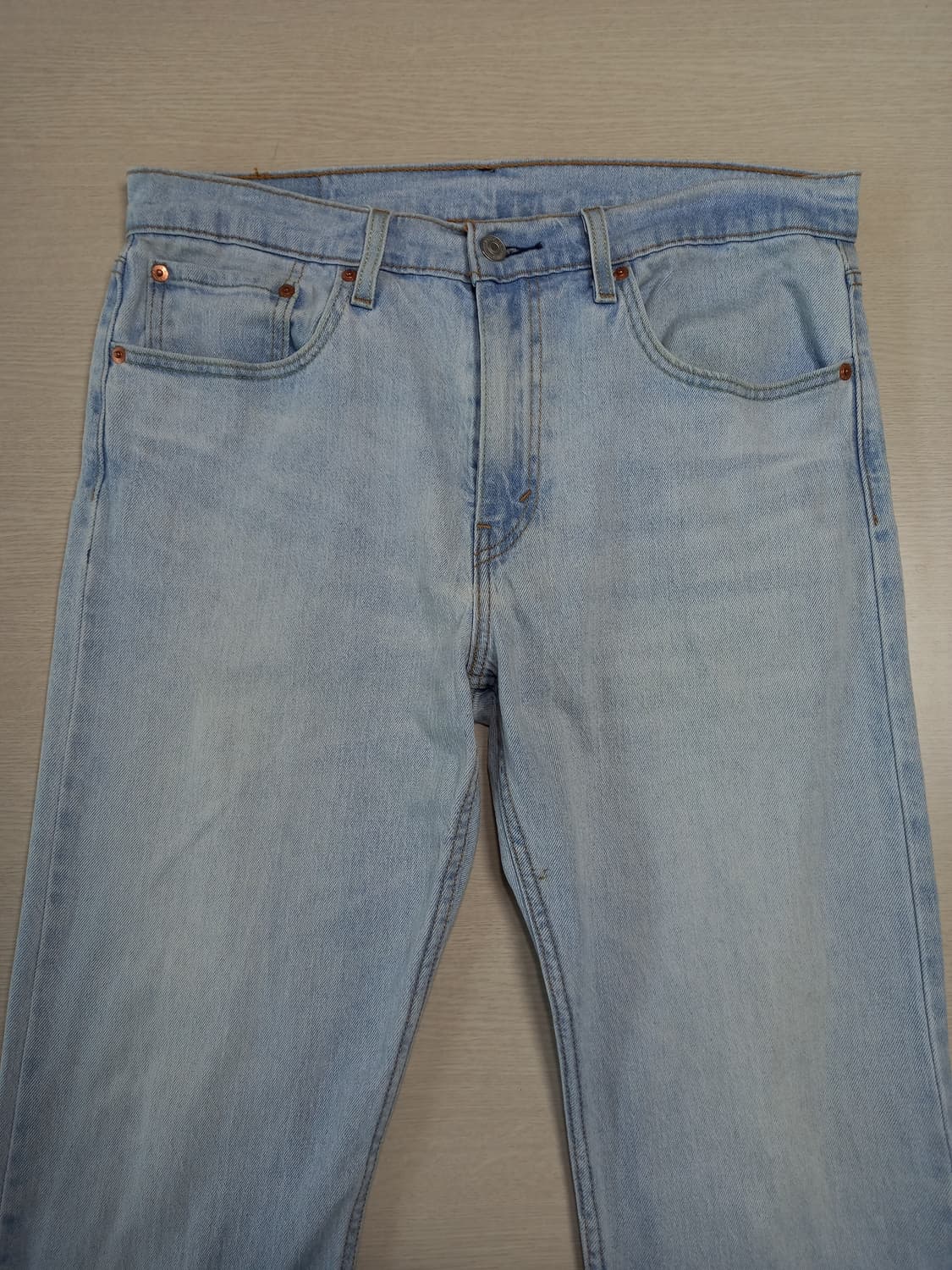 33 리바이스502 워싱스판 슬림일자 연청 33-458 상품이미지3