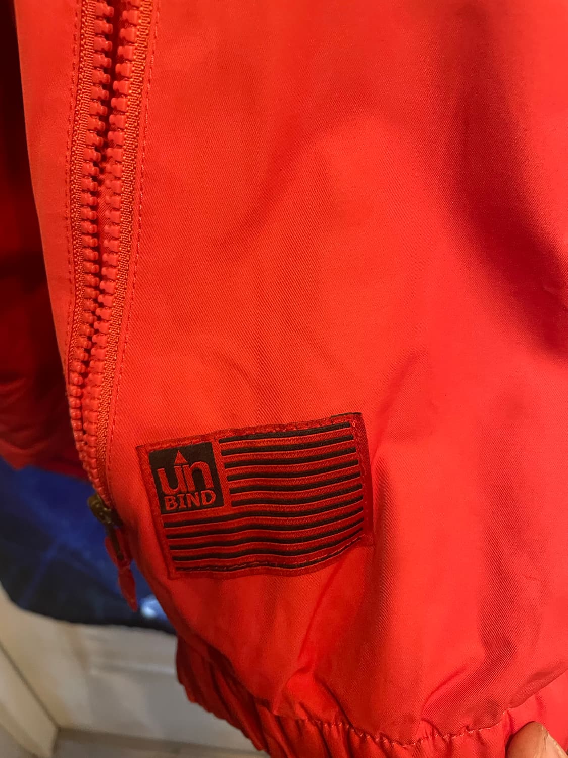 언바인드 아노락 바람막이 레드 상품이미지4