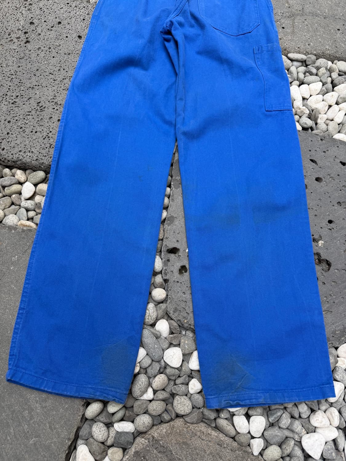 1980s DISTRESSED WASHED BLUE 빈티지 프렌치워크팬츠 상품이미지9