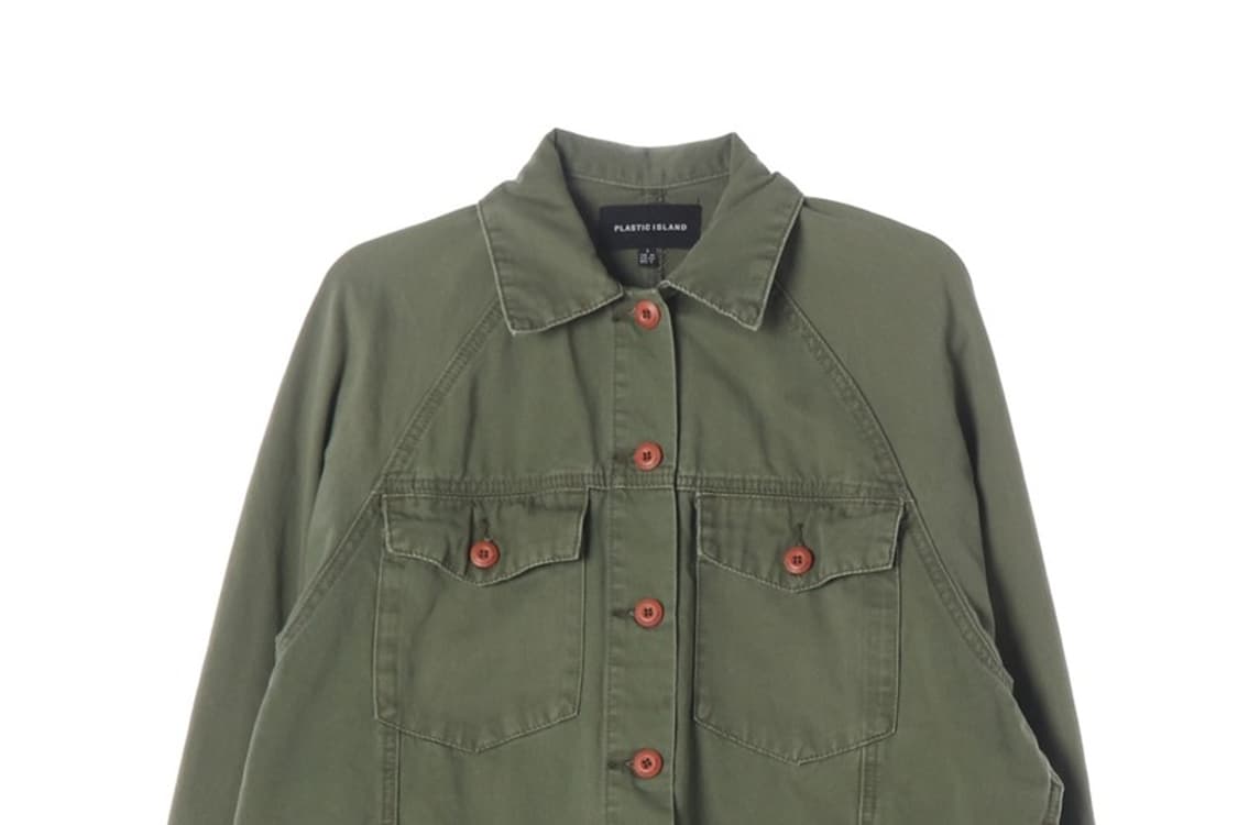 플라스틱아일랜드 코튼 워크 야상 자켓 S 상품이미지3