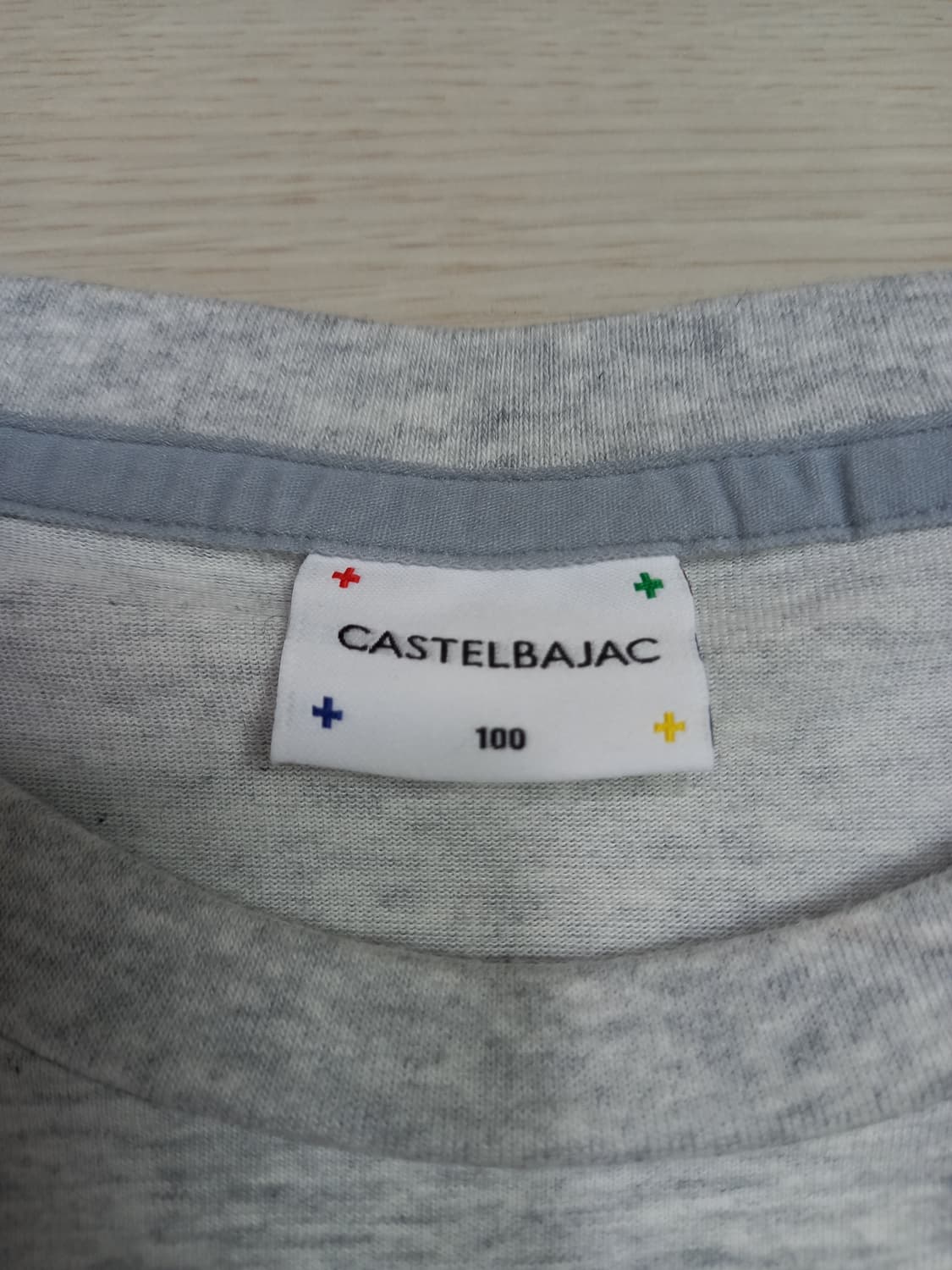 M95-L100 CASTELBAJAC 반팔티셔츠 그레이 L-690 상품이미지4