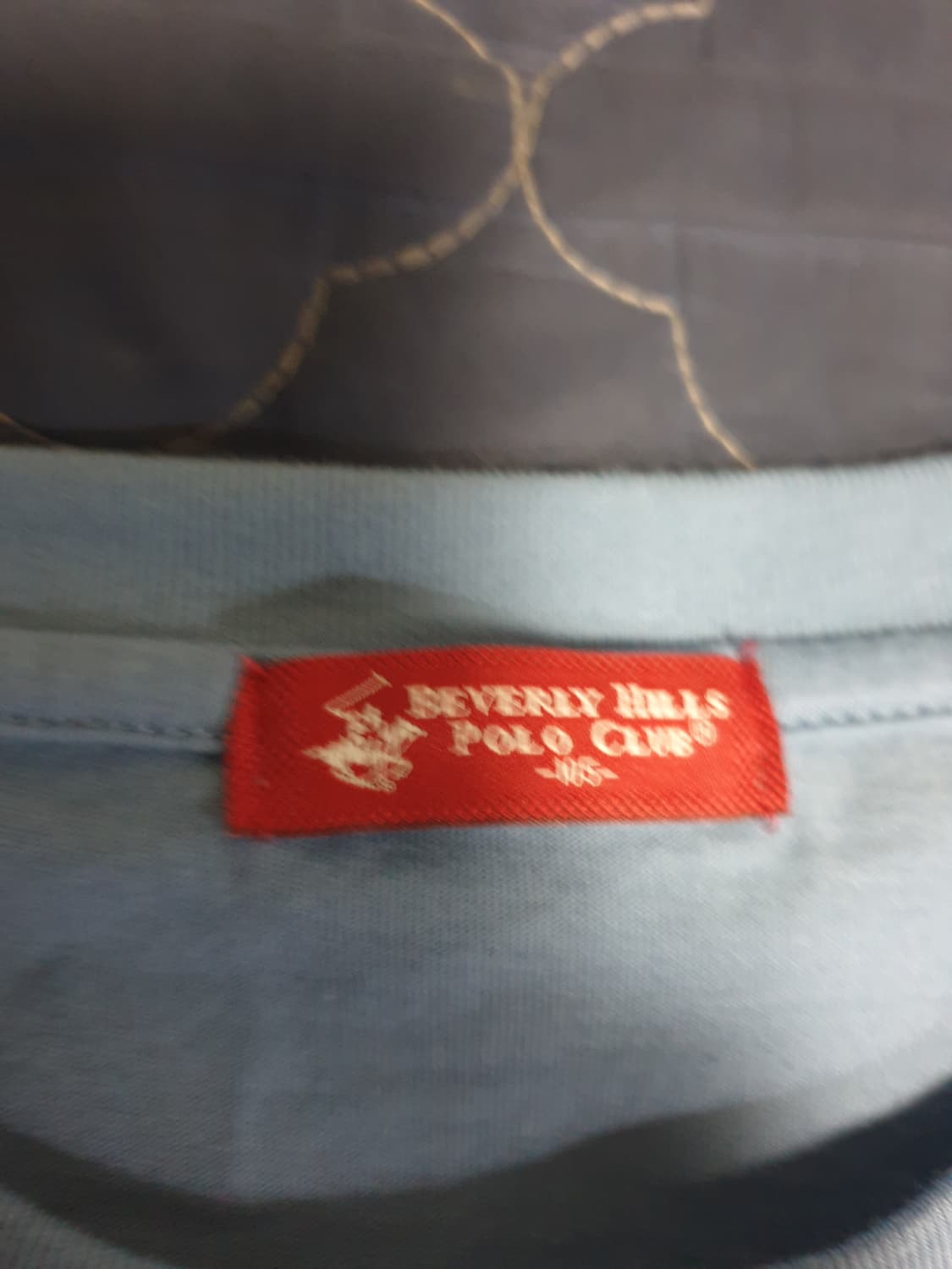 (25ss) 버벌리힐스폴로클럽 우먼 쿨코튼 포켓 반팔티 블루 상품이미지4