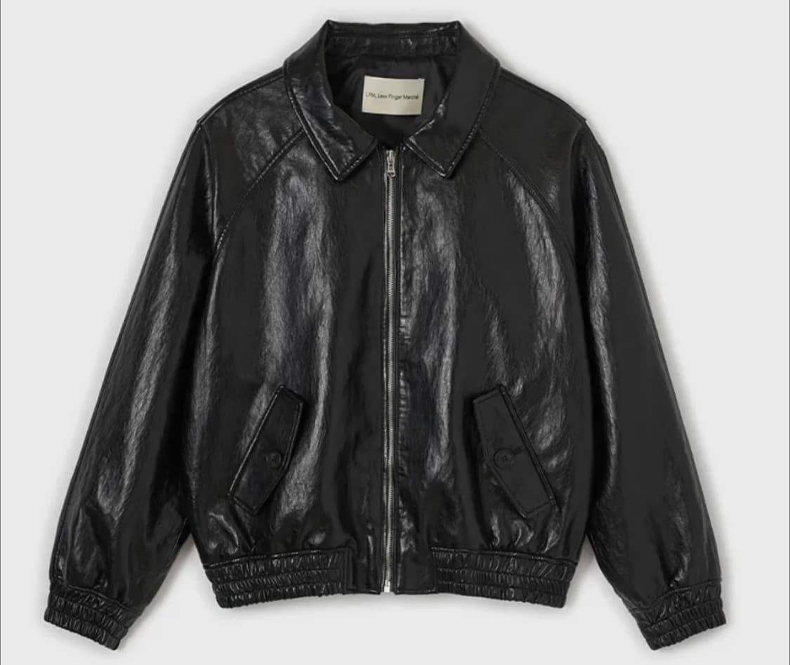 LFM 페이크 레더 자켓 상품이미지3