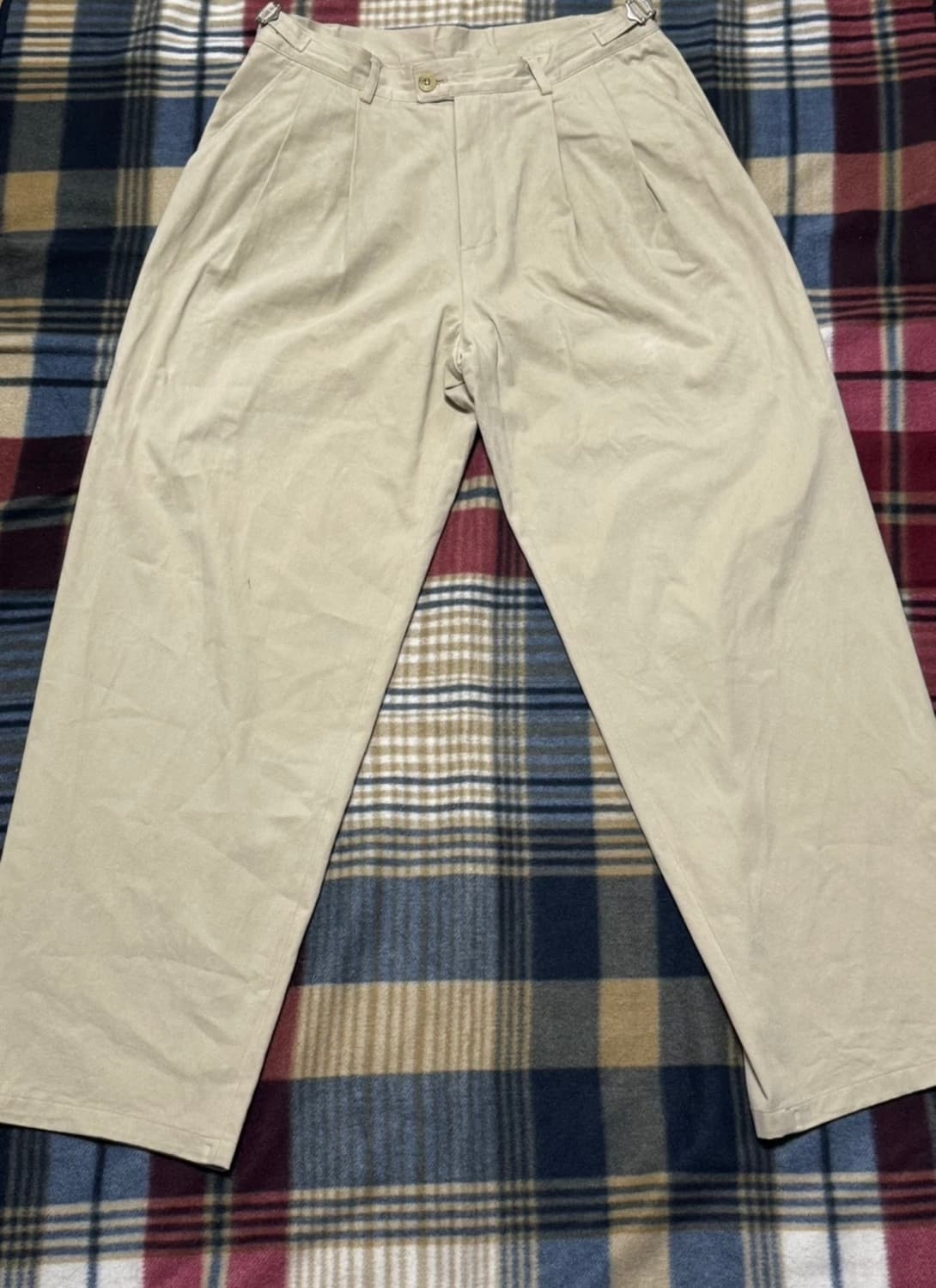 노운 와이드 치노팬츠 (베이지, 2) 상품이미지3