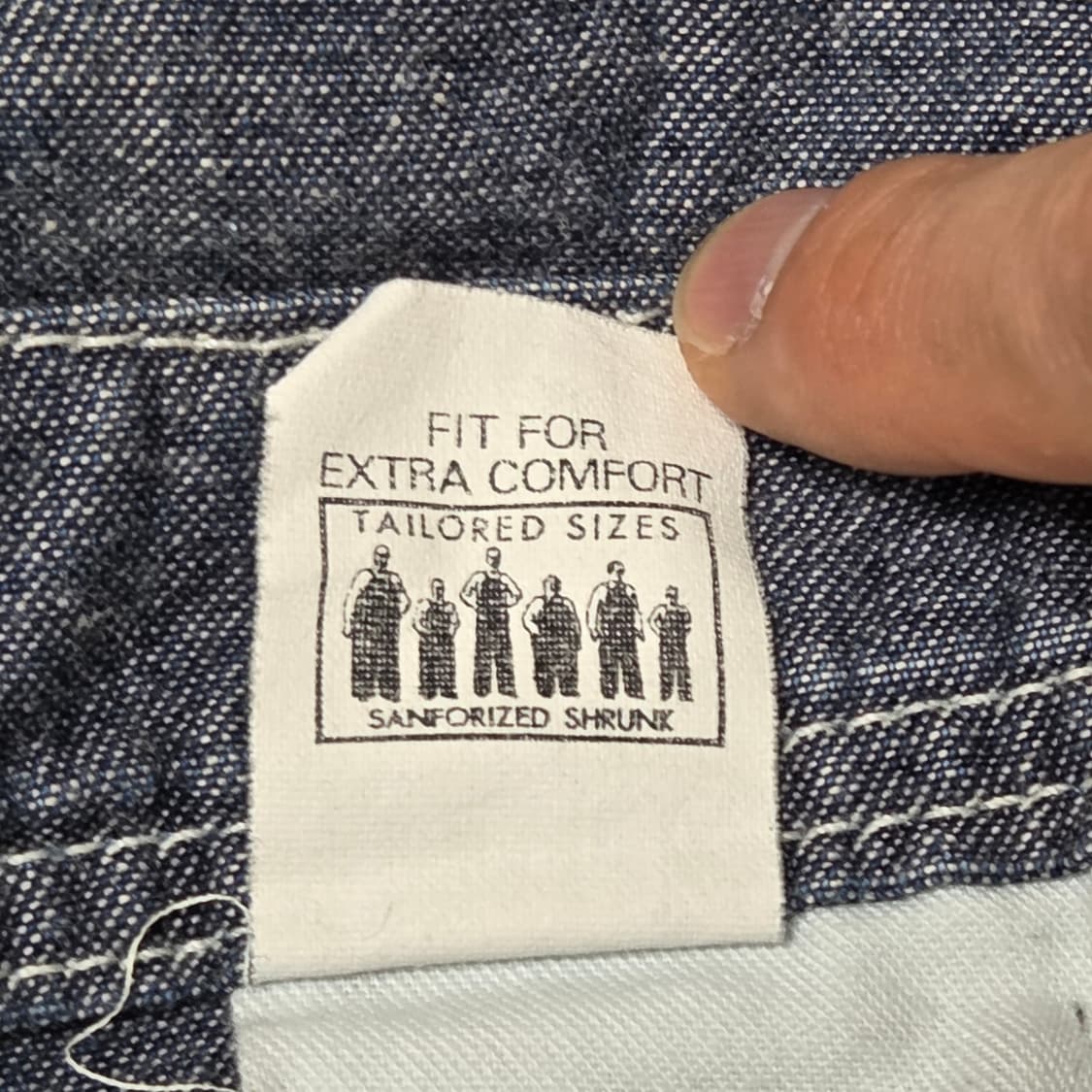 Lee 오버롤 데님 멜빵 바지 32X33 사이즈 상품이미지6
