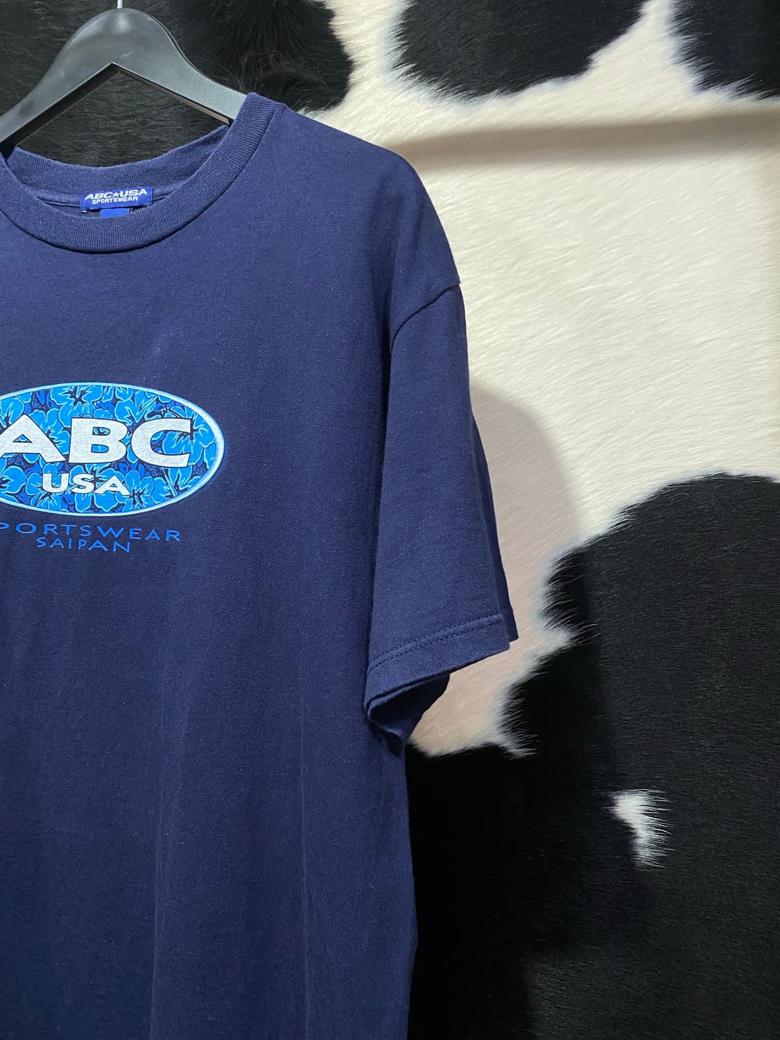 ABC USA 스포티 로고 심볼 프린팅 반발 티셔츠 상품이미지4