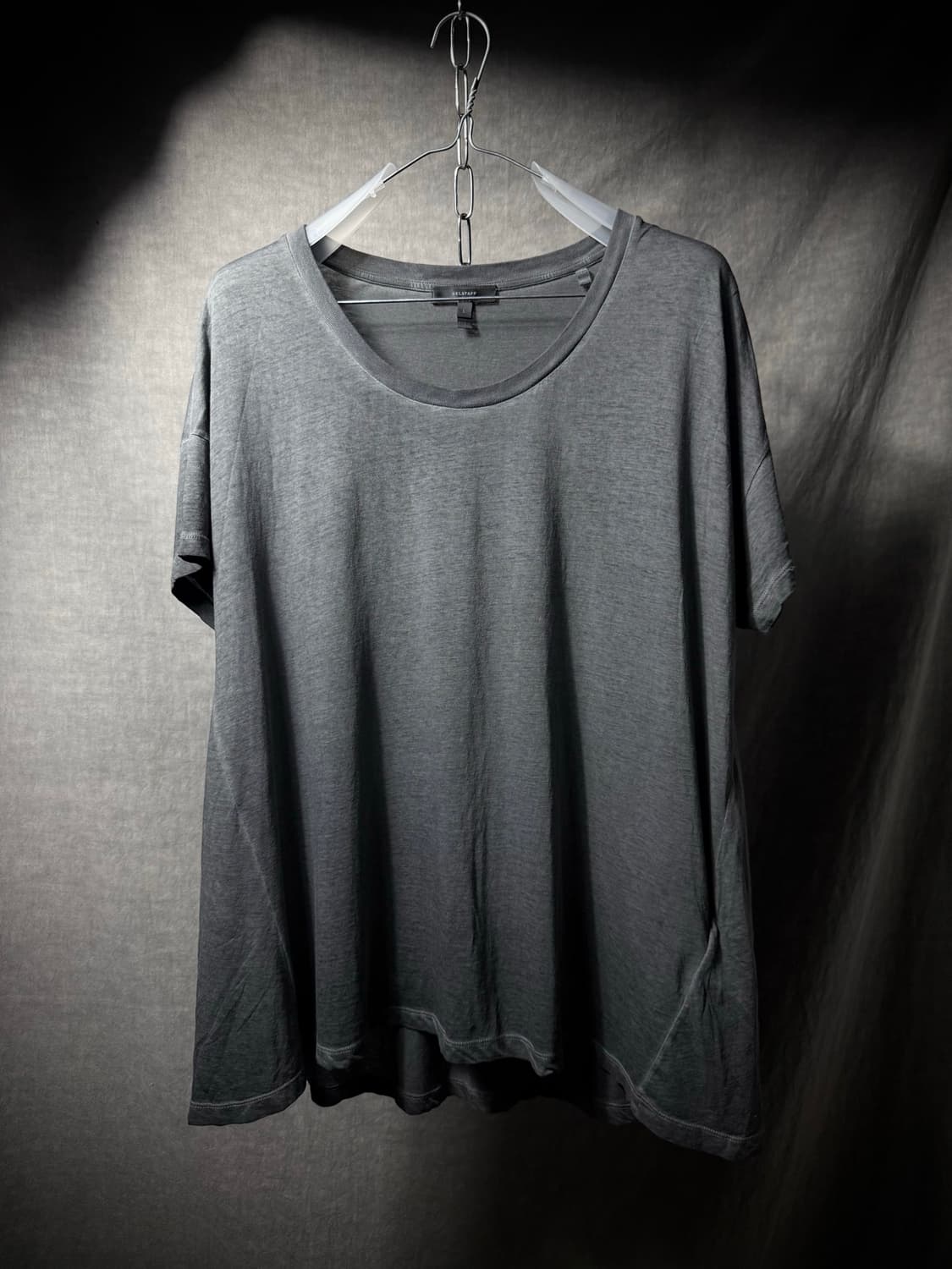 Belstaff Cotton U Neck Washed T-Shirt 상품이미지2