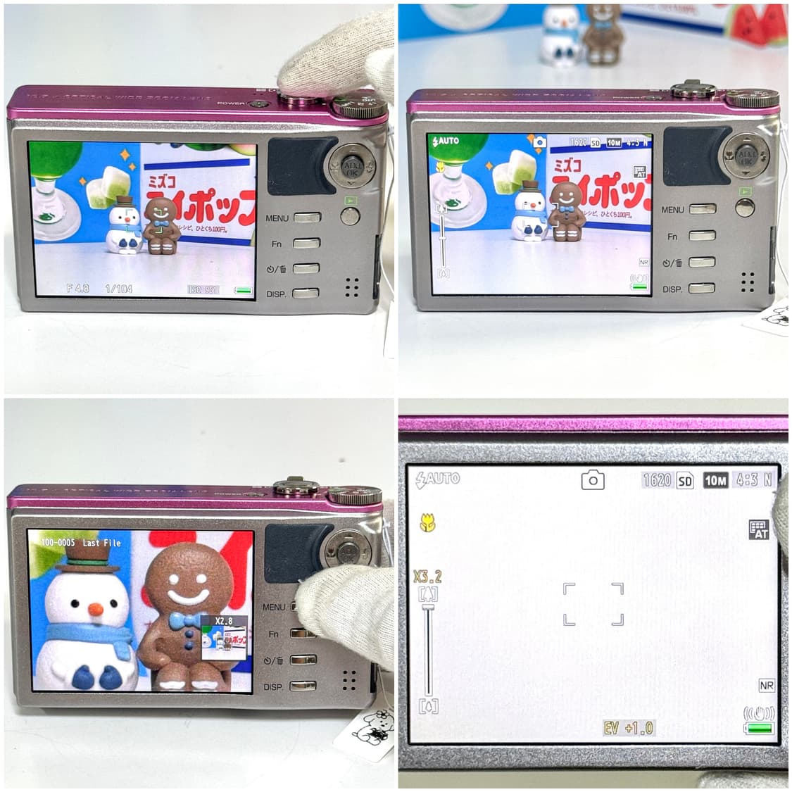 리코 CX3 핑크블랙 빈티지디카 상품이미지4