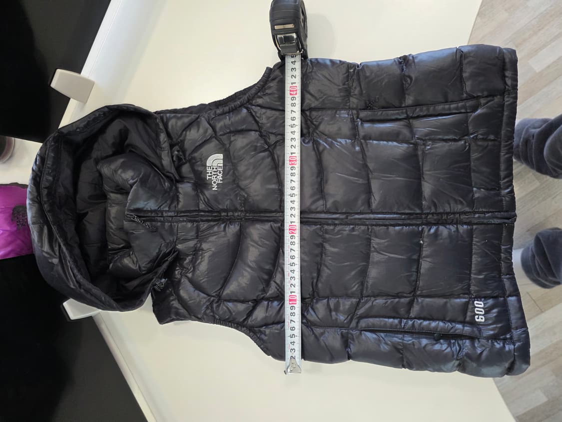 노스페이스 눕시 600 필 파워 블랙 패딩 조끼 S 상품이미지6