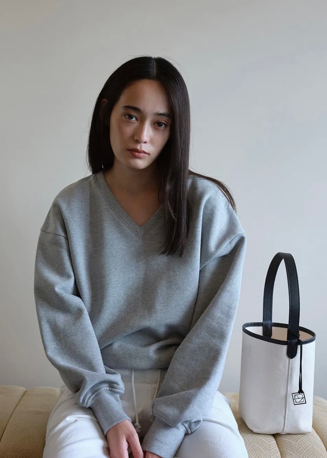 ORE 오어 Garrett Bucket Bag 버킷백 에크루 새상품 상품이미지3