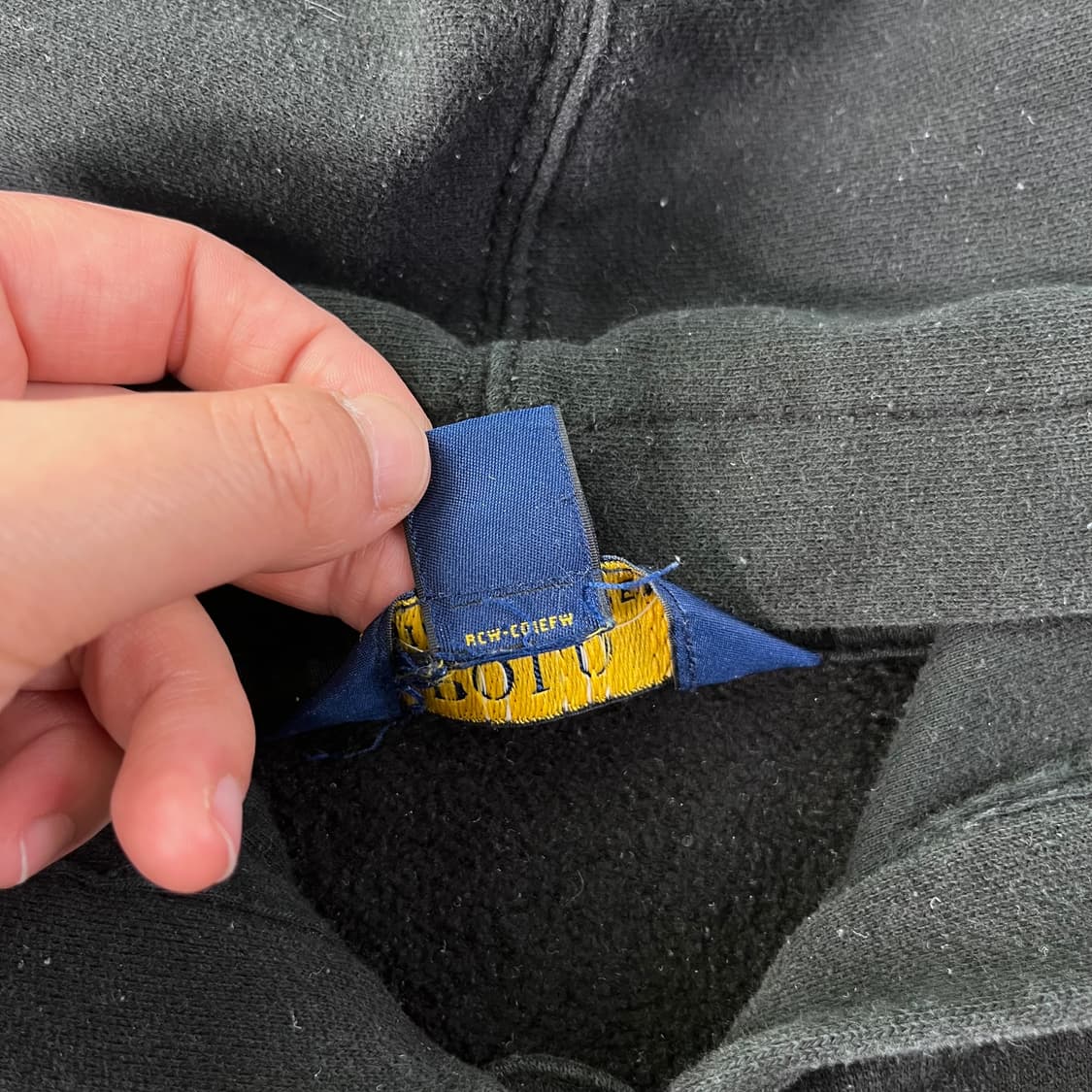 W 95 폴로랄프로렌 스몰포니 블랙 후드집업 상품이미지5