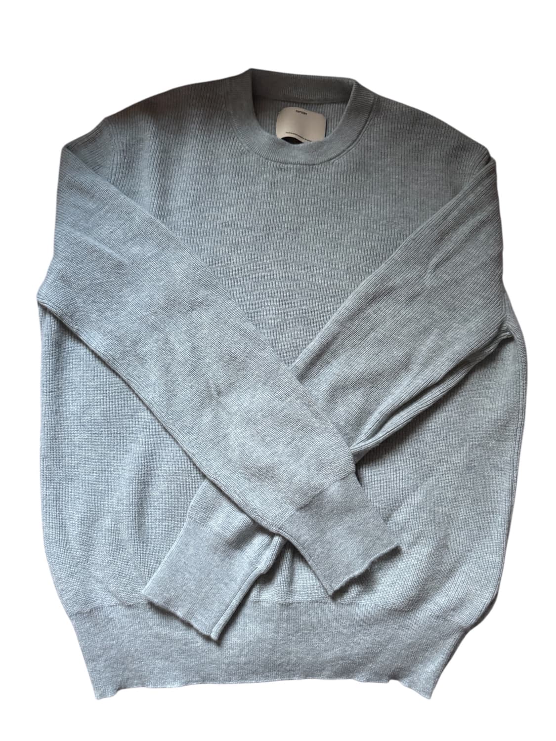 포터리 베이비 캐시미어 컴포트 크루넥 니트 라이트블루 3사이즈  상품이미지2