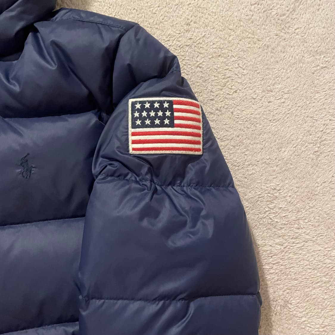 폴로 스몰포니 성조기 경량패딩 상품이미지2