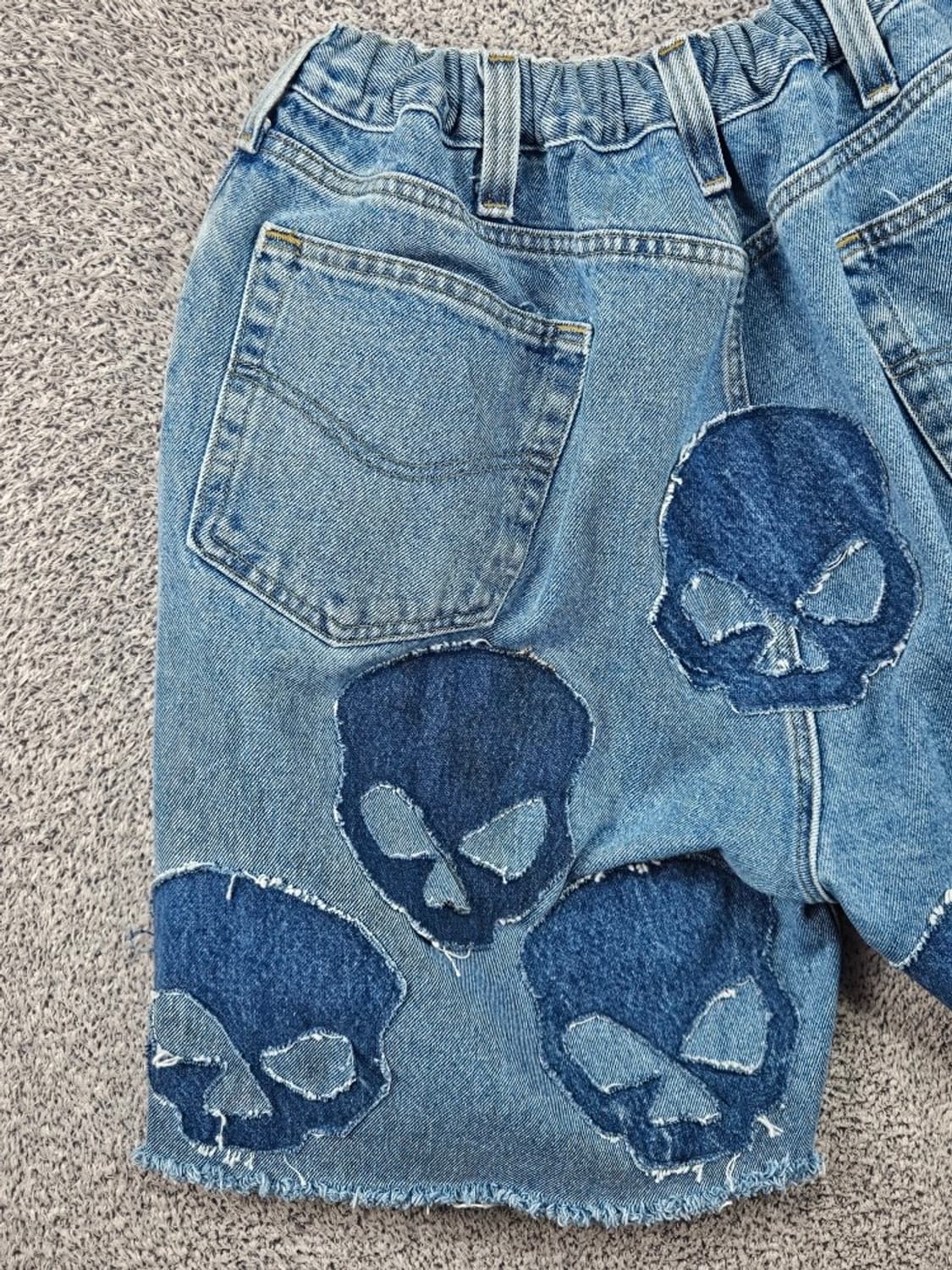 칼하트X할리데이비슨 커스텀 데님 쇼츠 반바지 ( 42" ) / 11645 상품이미지9