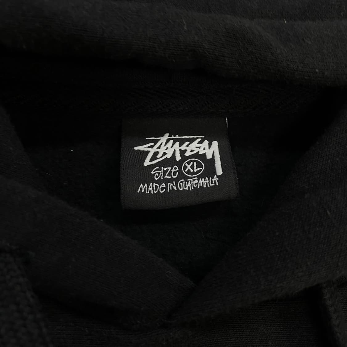 스투시 Stussy NO.4 빅 로고 후드티 블랙 상품이미지3