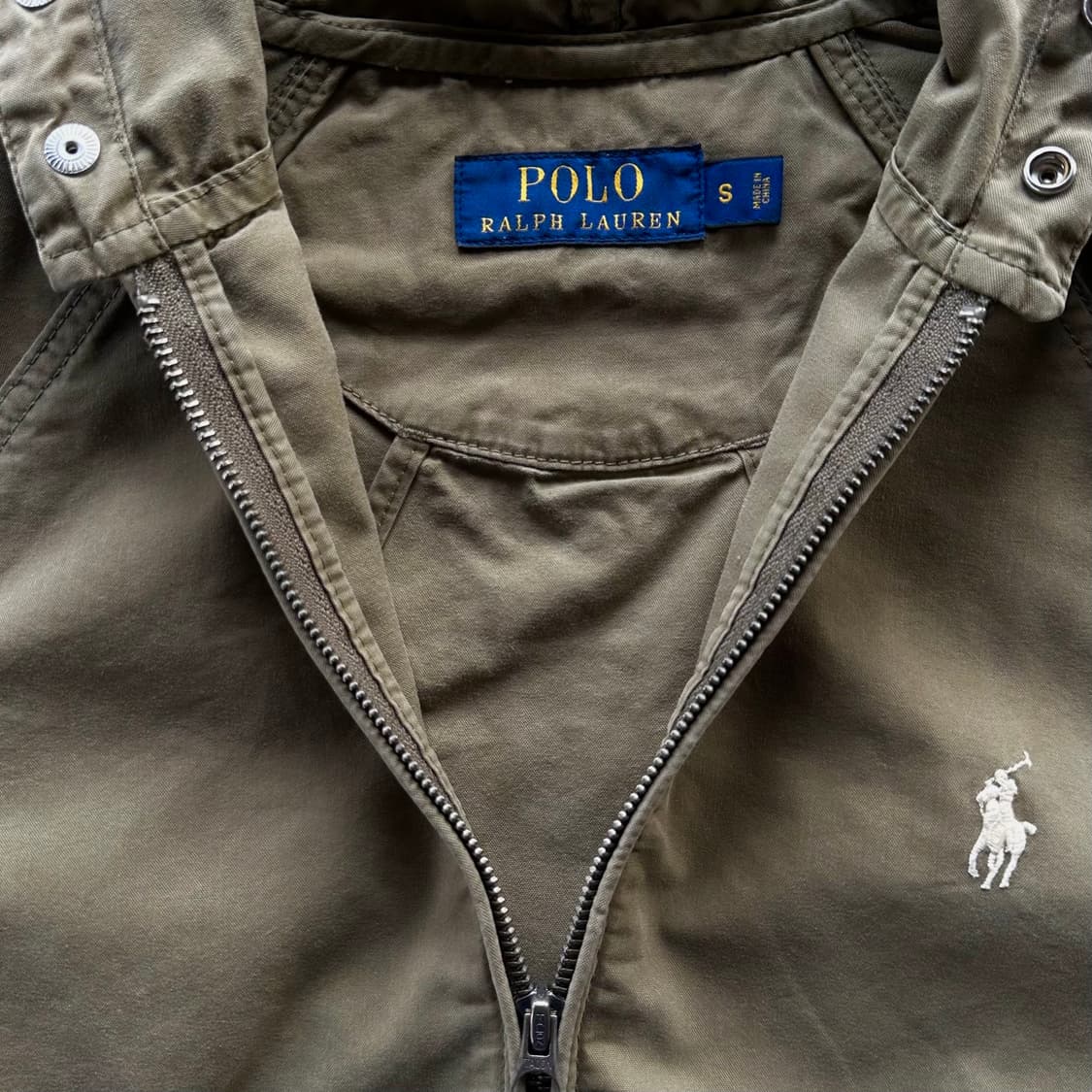 [S]폴로 랄프로렌 카키 코튼 후드 자켓 상품이미지9