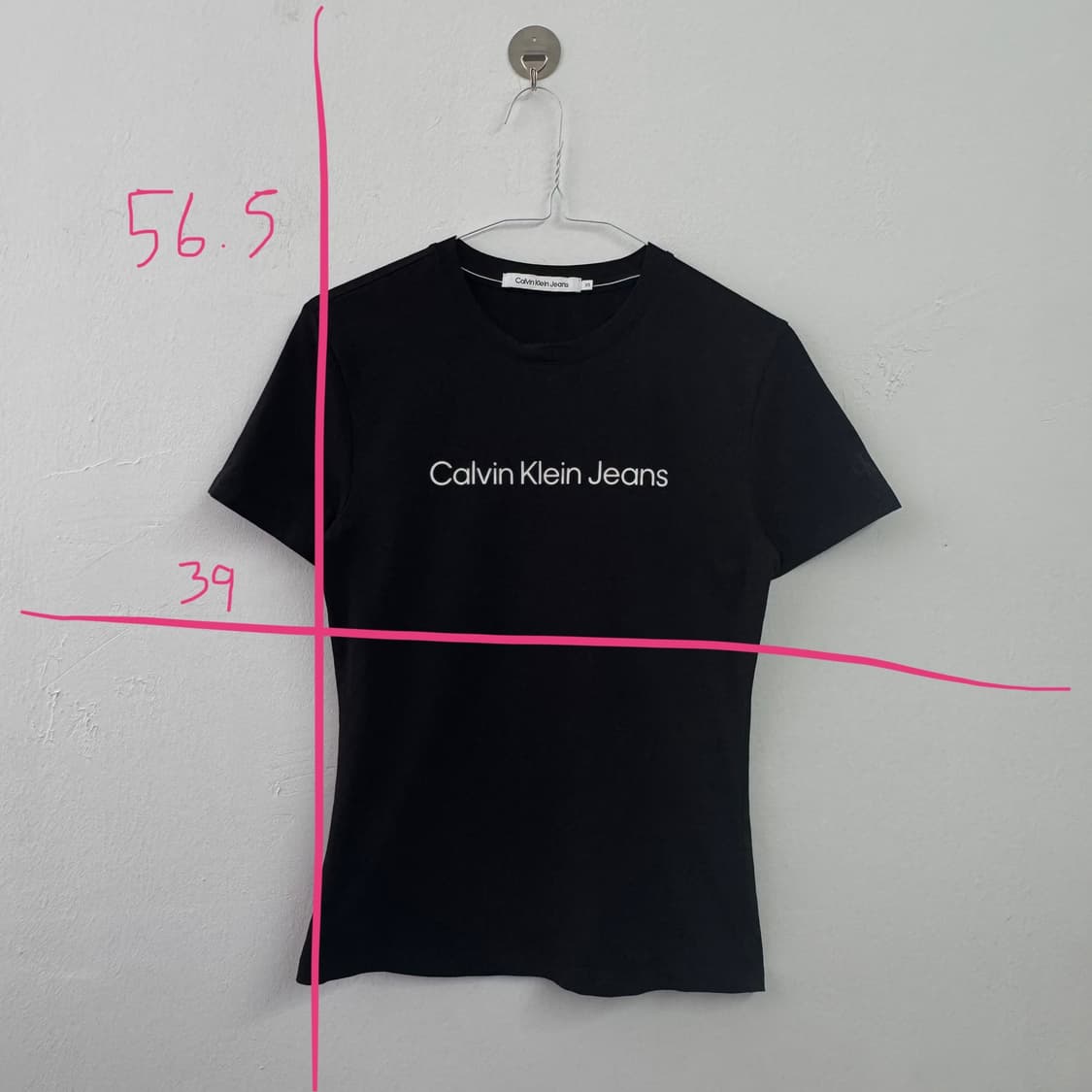 Xs 캘빈클라인 로고 딱붙티 상품이미지4