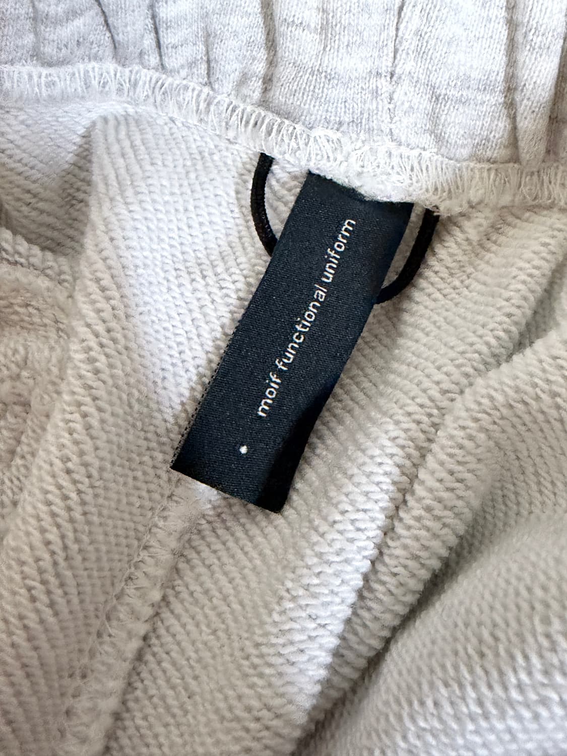 [22aw] 모이프 스웻팬츠 라이트 그레이 1사이즈 상품이미지2