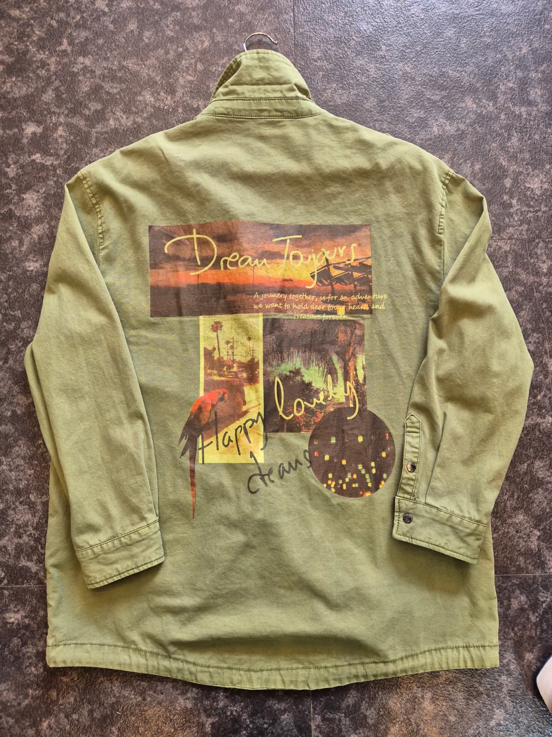 자라 베이직 밀리터리 유틸리티 올리브 그린 재킷 M 상품이미지5