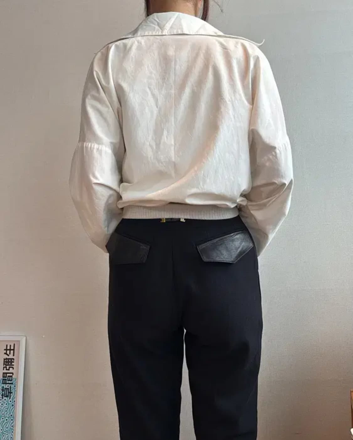 Leather Point Flare Pants 상품이미지2