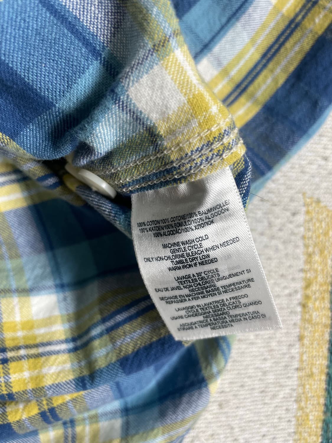 RRL 플레이드 워크셔츠(M) 상품이미지5