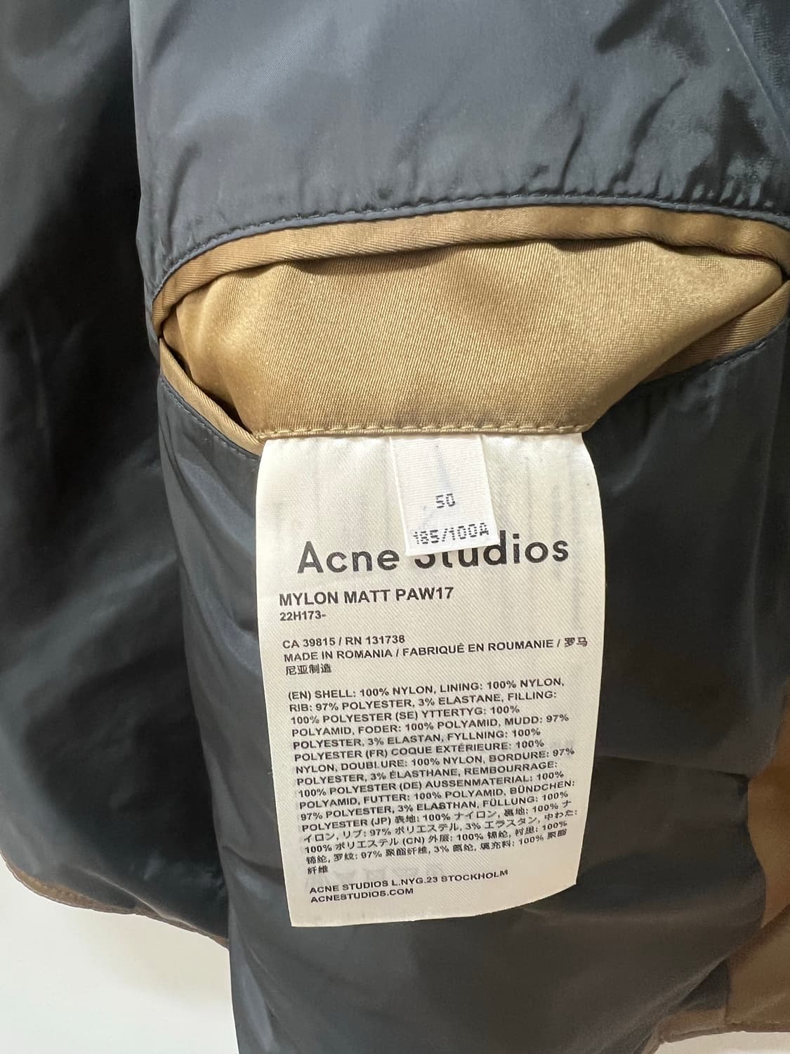 아크네스튜디오 봄버 자켓 50사이즈 상품이미지5