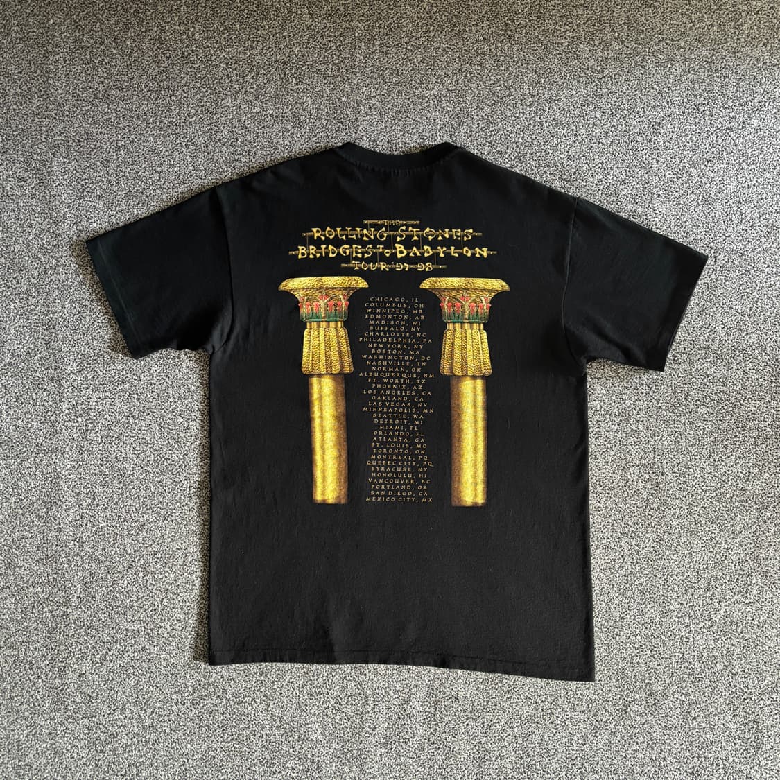90s 빈티지 롤링스톤즈 밴드 티셔츠 상품이미지4