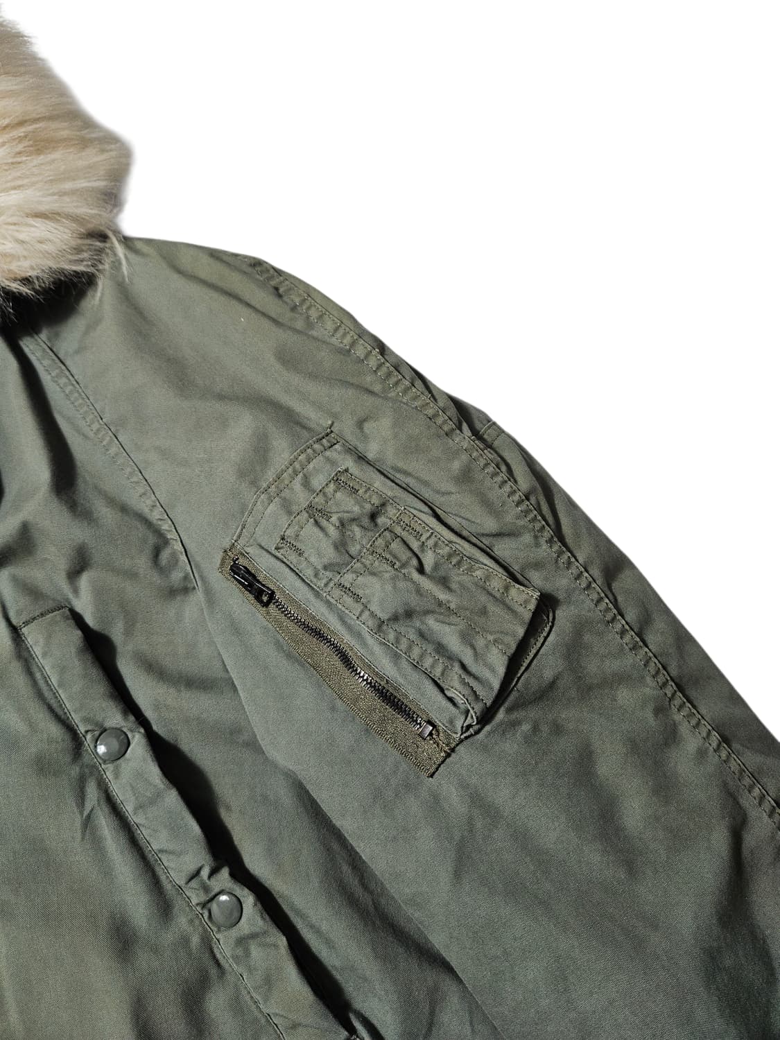 1990's 오리지널 N3B 파카 XL 쇼트 상품이미지6