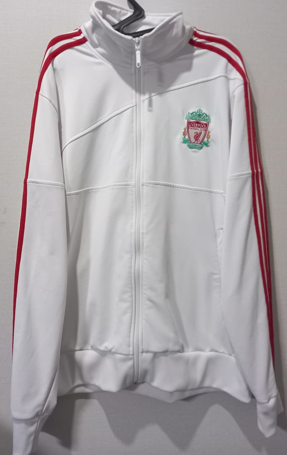 아디다스 리버풀 화이트 트랙탑 저지 져지집업 105/XL 상품이미지1