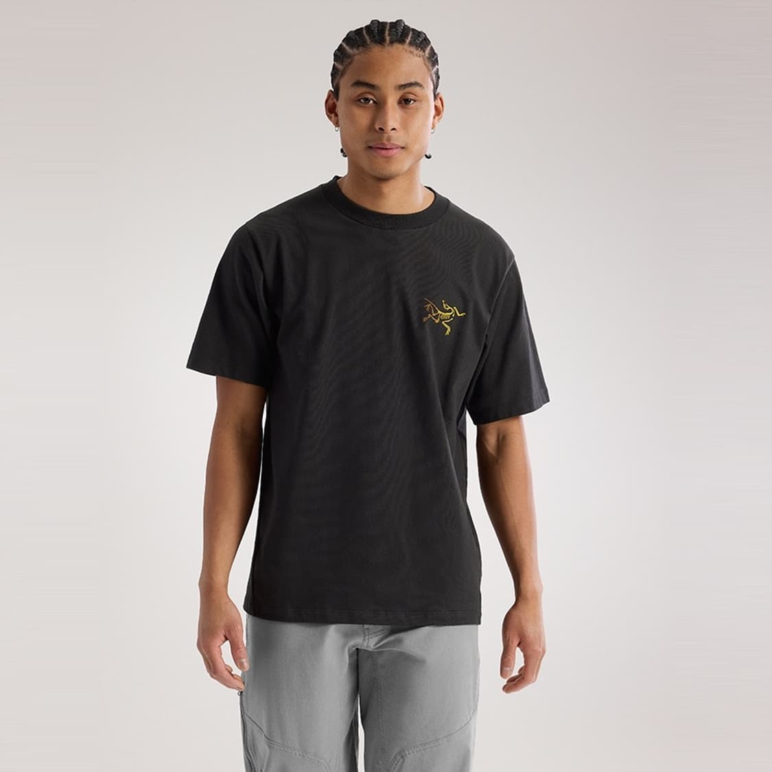 아크테릭스 크래그 코튼 로고 SS 티셔츠 24K 블랙 상품이미지6